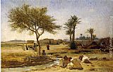Frederick Arthur Bridgman An Arab Village painting